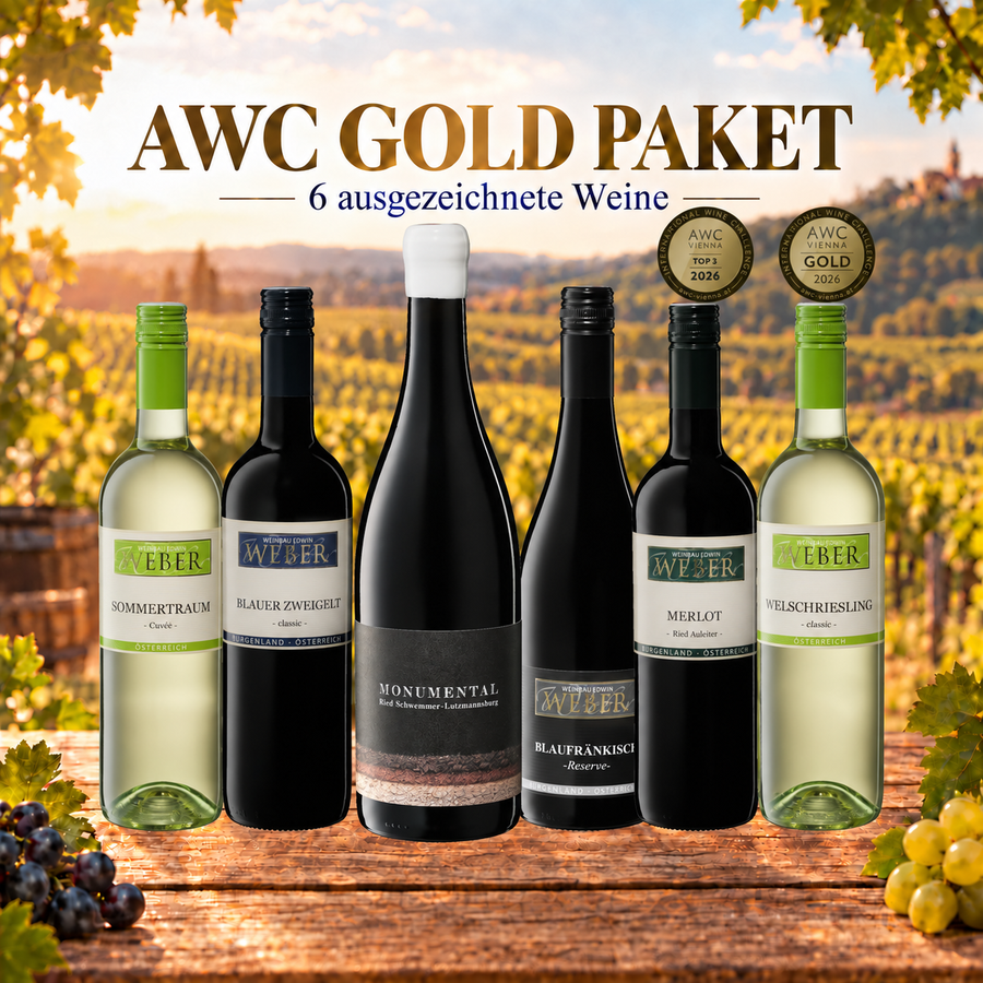 AWC GOLD Paket 2026 – 6 Flaschen, 6 prämierte Weine