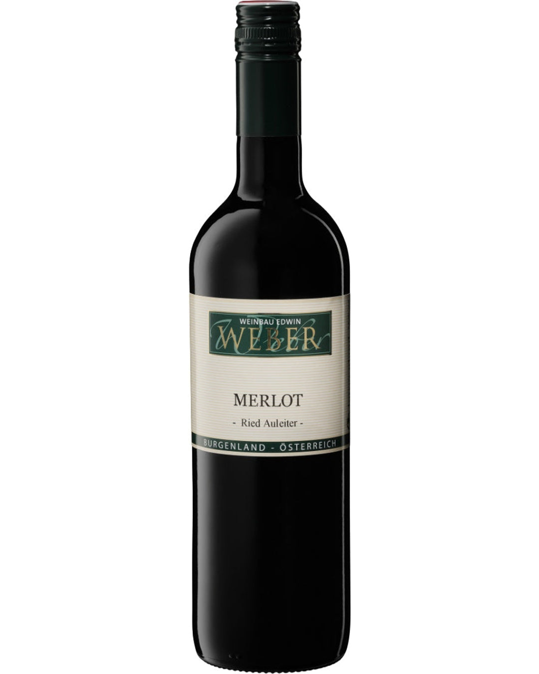 Merlot Ried Auleiter 2022 – groß und einheitlich auf weißem Hintergrund