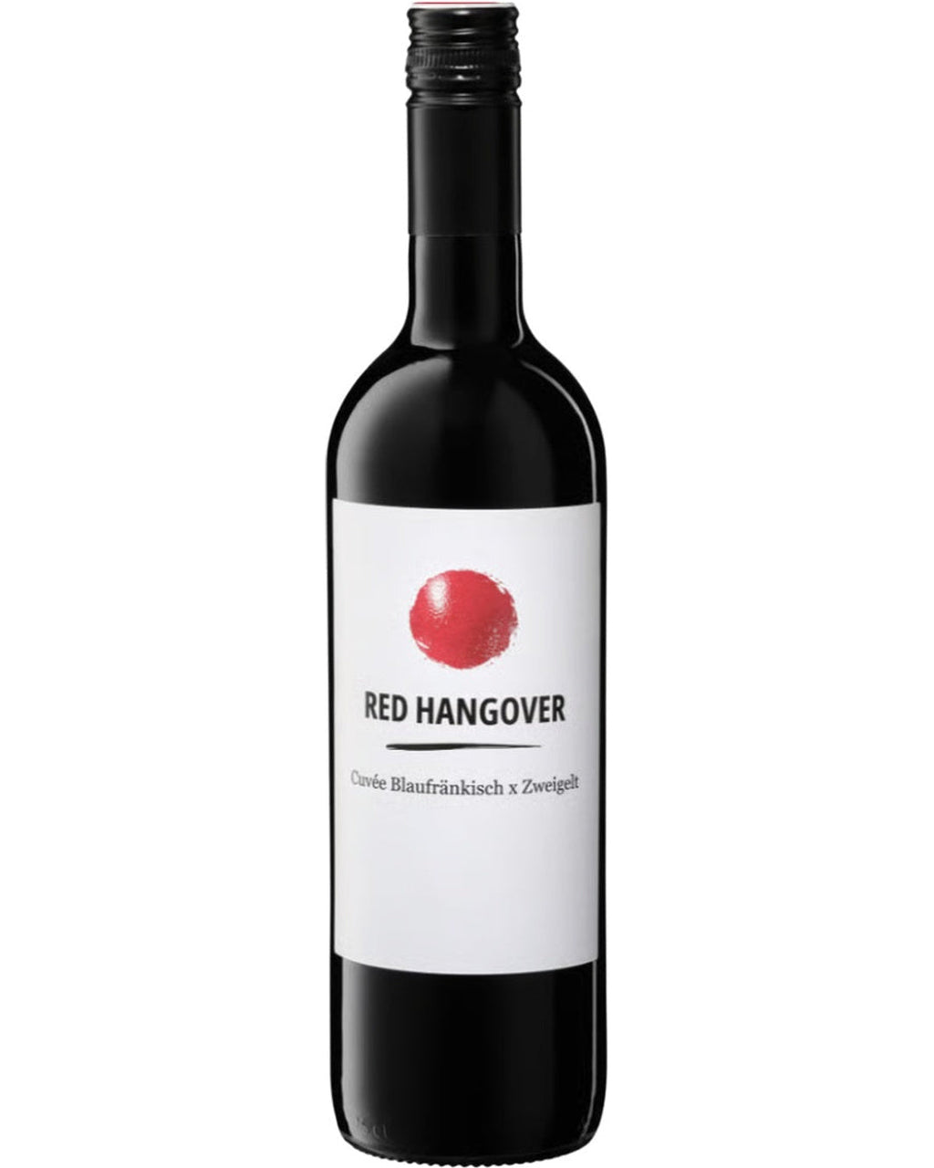 Cuvée Red Hangover 2023 – groß und einheitlich auf weißem Hintergrund